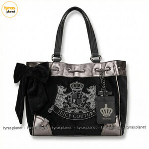 Juicy Couture Daydreamer Bag Scottie Dog Y2K Bow Card Holder Heart Charm New